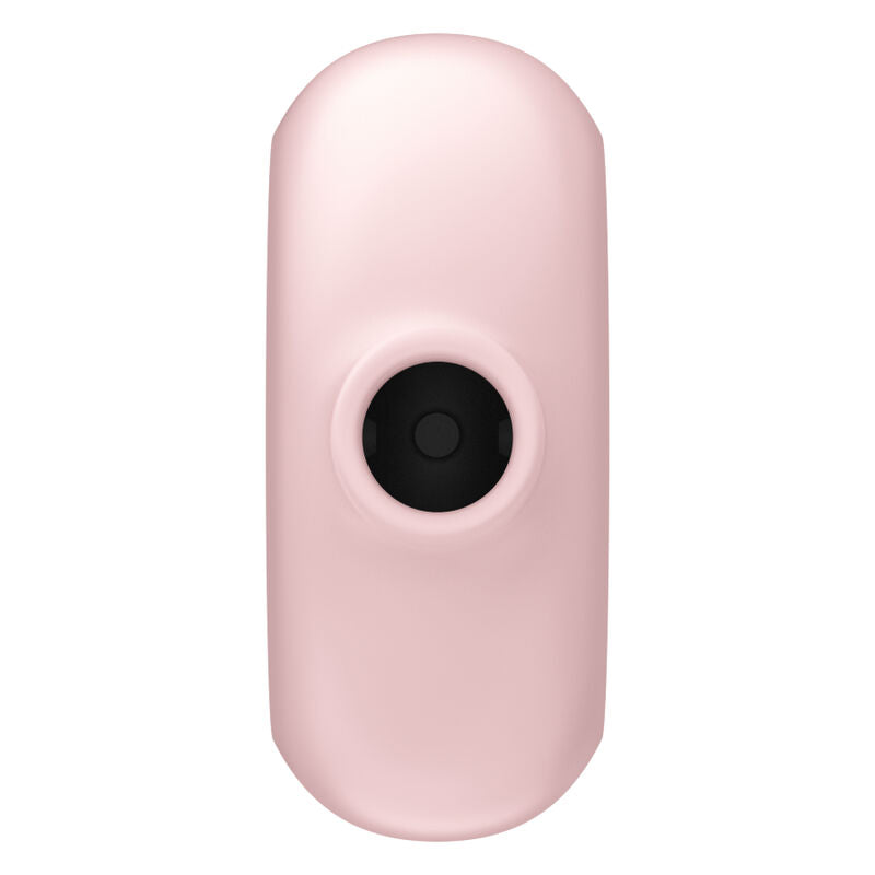SATISFYER - PRO TO GO 3 ESTIMULADOR Y VIBRADOR DE DOBLE PULSO DE AIRE NEGRO