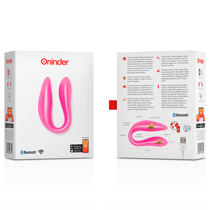 ONINDER - LISBOA G-SPOT AND CLITORAL STIMULATOR BLACK - FREE APP