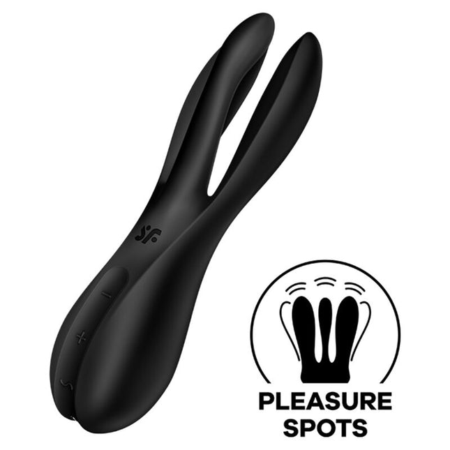 SATISFYER - VIBRADOR TRIO 2 NEGRO