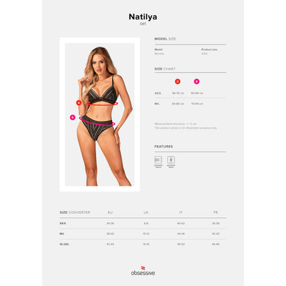 OBSESSIVE - CONJUNTO DE DOS PIEZAS NATILYA XS/S