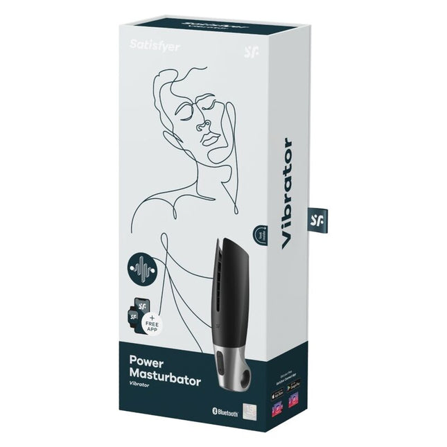 SATISFYER - MASTURBADOR PODEROSO NEGRO