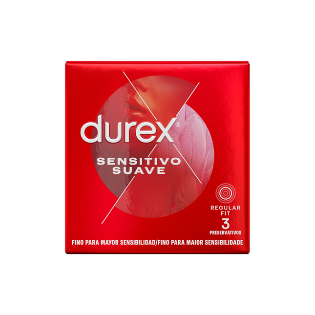 DUREX - SUAVE Y SENSIBLE 3 UNIDADES