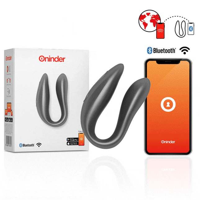 ONINDER - LISBOA G-SPOT AND CLITORAL STIMULATOR BLACK - FREE APP