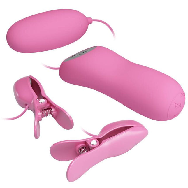PRETTY LOVE - TWEEZERS WITH VIBRATION AND PINK ELECTRIC SHOCK