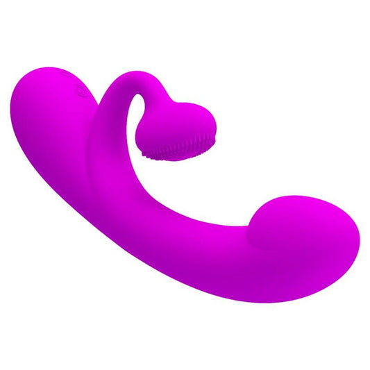 PRETTY LOVE - AUFRICHTIGER VIBRATOR UND KLITORIS-SAUGER