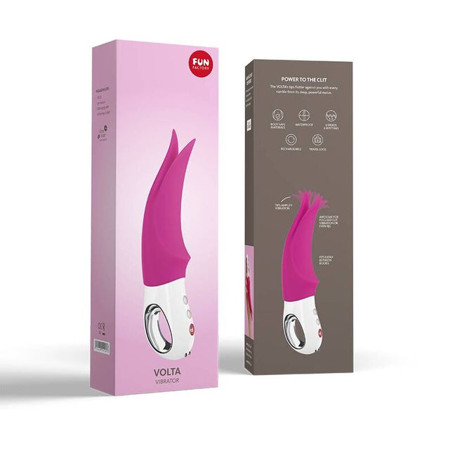 FUN FACTORY - VIBRADOR DE CLÍTORIS VOLTA G5 BLACKBERRY