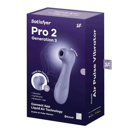 SATISFYER - PRO 2 GENERATION 3 WINE RED BLUETOOTH &amp; APP