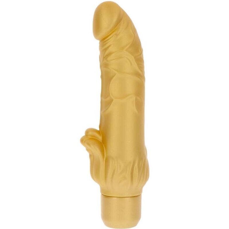 GET REAL - GOLD THICK STIM VIBRATOR GOLD