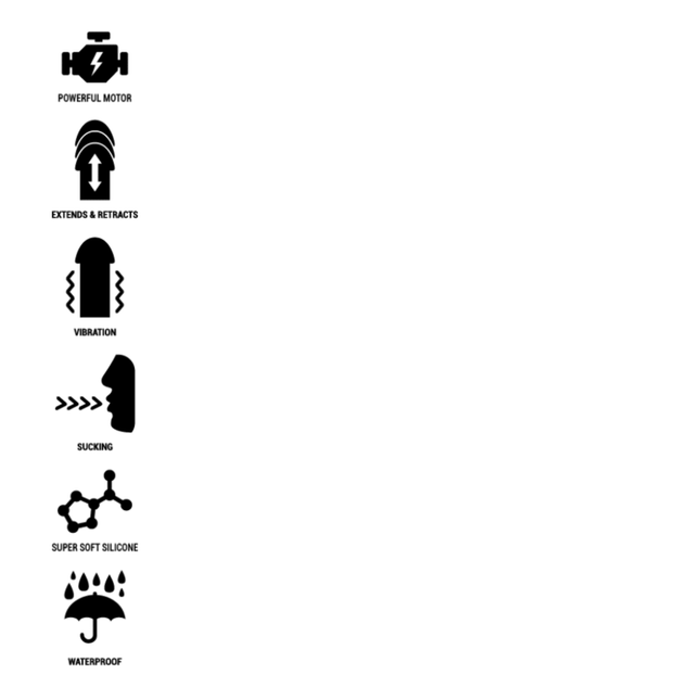 IBIZA - CLIP UP &amp; DOWN + VIBRADOR + SUCCIONADOR DE CLÍTORIS