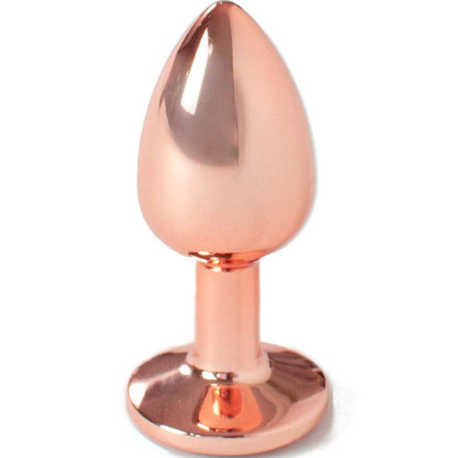 SECRETPLAY - METAL BUTT PLUG ROSE GOLD, SMALL SIZE 7 CM