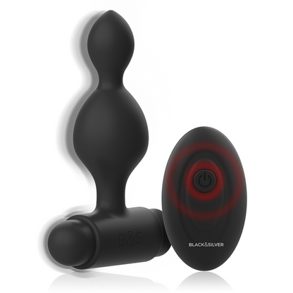 BLACK&SILVER - TUCKER KLEINE ANALSTECKER - MIT FERNBEDIENUNG