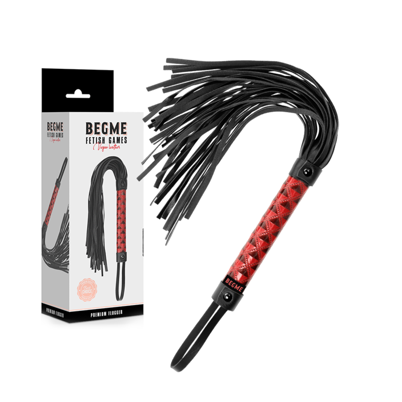 BEGME - CEPILLO DE CUERO VEGANO EDICIÓN ROJA