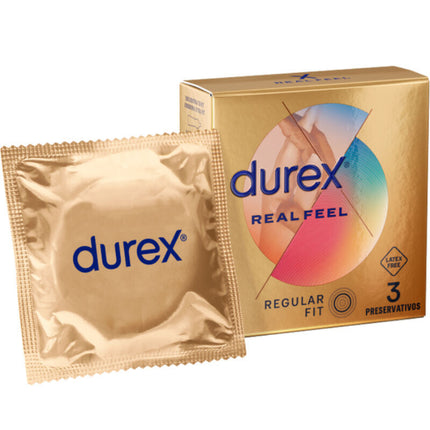 DUREX - REAL FEELING CONDOMS 3 UNITS