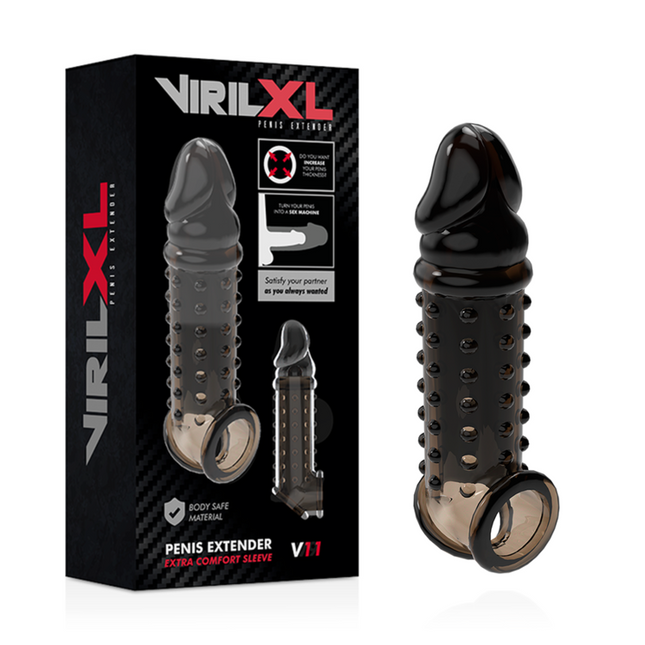 VIRILXL - PENIS EXTENSION AND SLEEVES V11 BLACK