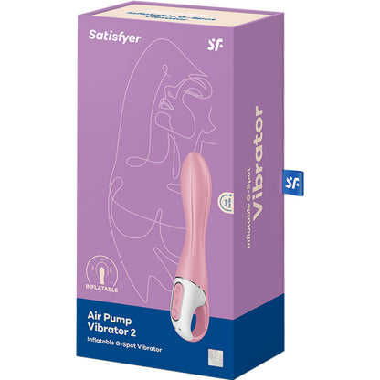 Satisfyer Air Pump Vibrator 2 – Aufblasbarer G-Punkt- & Anal-Vibrator mit variabler Größe