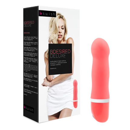 B SWISH - VIBRADOR DE LUJO CORAL BDESIRED 
