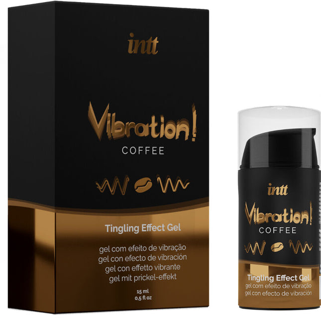 INTT - POTENTE GEL LÍQUIDO VIBRADOR ESTIMULANTE ÍNTIMO CAFÉ 15ML