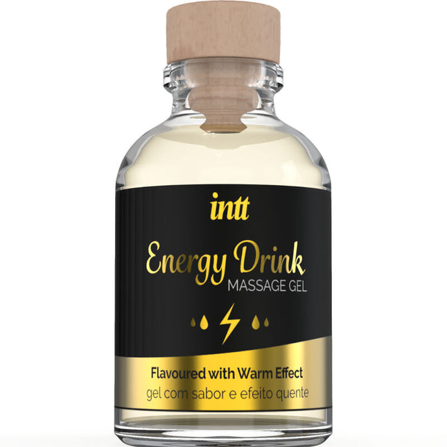 INTT MASSAGE &amp; ORAL SEX - MASSAGE GEL WITH AROMATIC ENERGY DRINK AND WARMING EFFECT