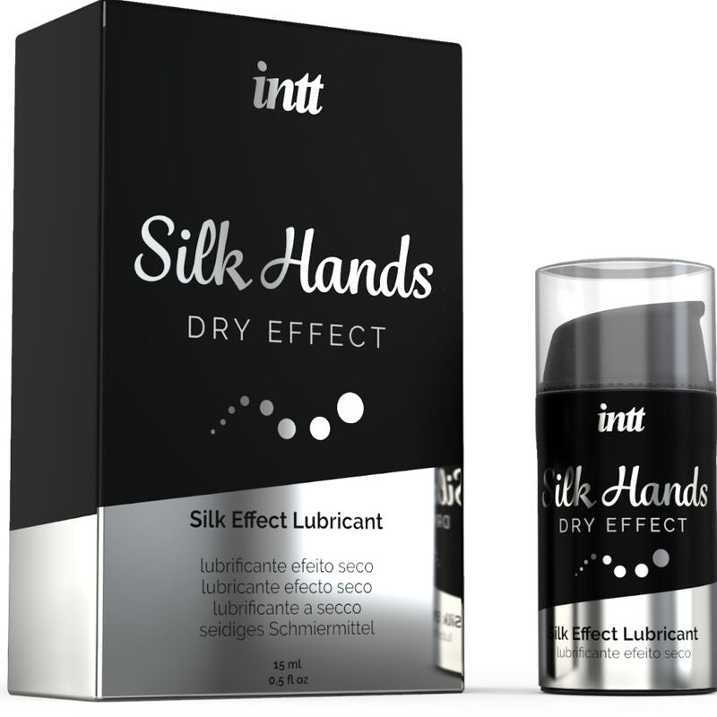 INTT LUBRICANTS - SILK HANDS LUBRICANT - CONCENTRATED SILICONE FORMULA 15 ML