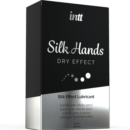INTT LUBRICANTS - SILK HANDS LUBRICANT - CONCENTRATED SILICONE FORMULA 15 ML