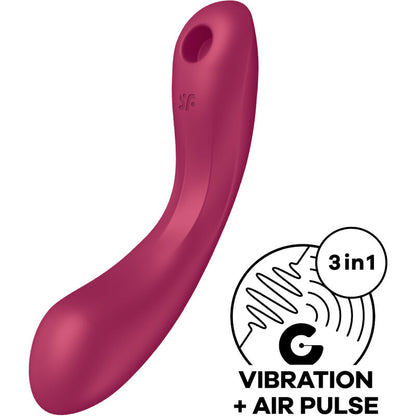 Curvy Trinity 1 – 3-in-1 Satisfyer mit Air Pulse, Auflege- und G-Punkt-Vibration