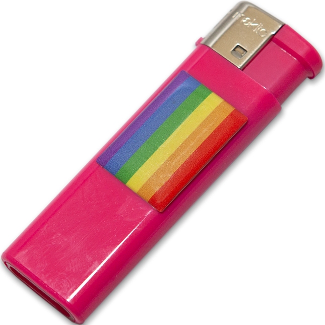 PRIDE - LIGHTER PAINT WITH LGBT FLAG