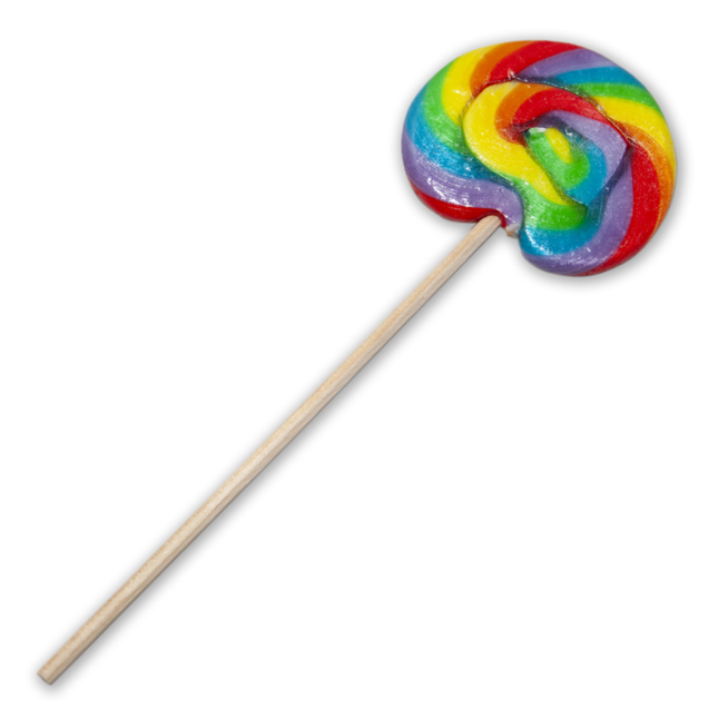 PRIDE - SMALL ROUND SUCKER WITH THE LGBT FLAG /en/pt/en/fr/it/