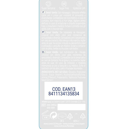 CONTROL - 2 EN 1 MASAJE Y PLACER MADAGASCAR DULCE 200 ML