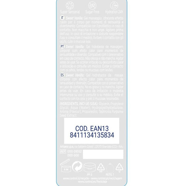 CONTROL - 2 IN 1 MASSAGE &amp; PLEASURE MADAGASCAR SWEET 200 ML