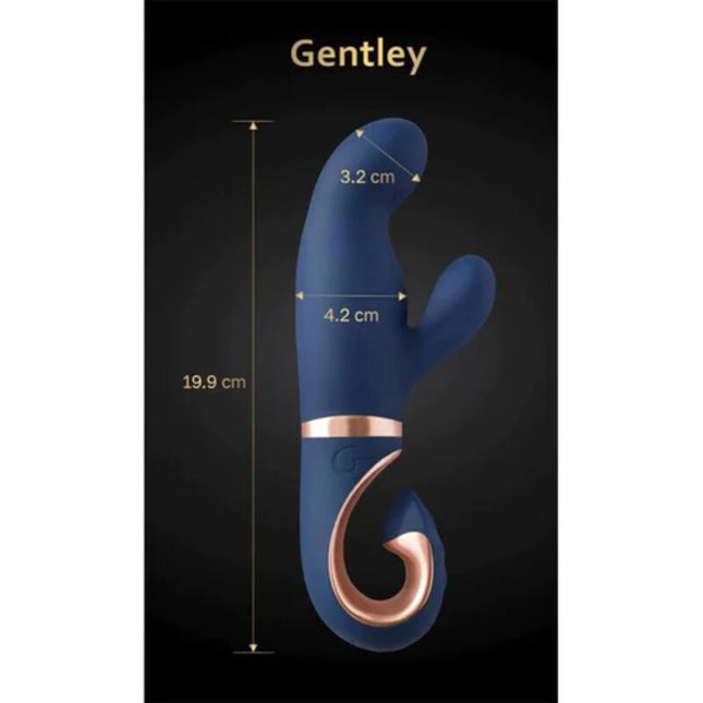 G-VIBE - VIBRADOR SUAVE DEL PUNTO G AZUL CARIBEÑO