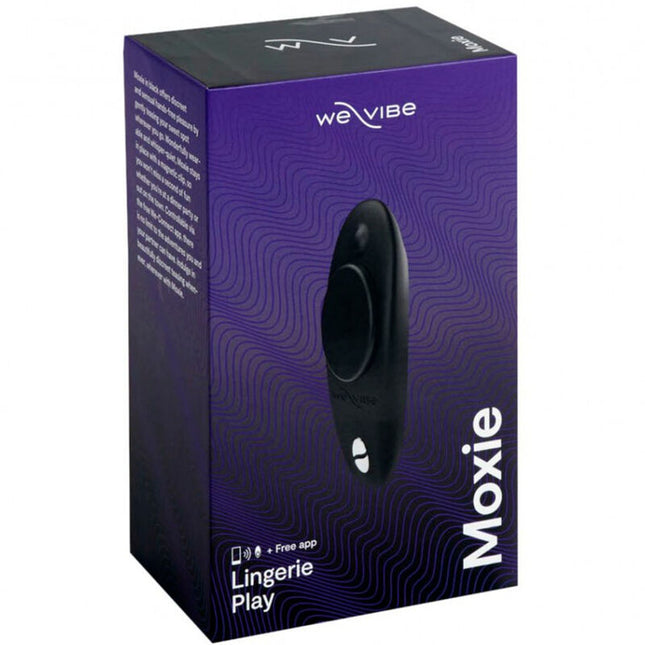 WE-VIBE - MOXIE + VIBRADOR DE CLÍTORIS NEGRO