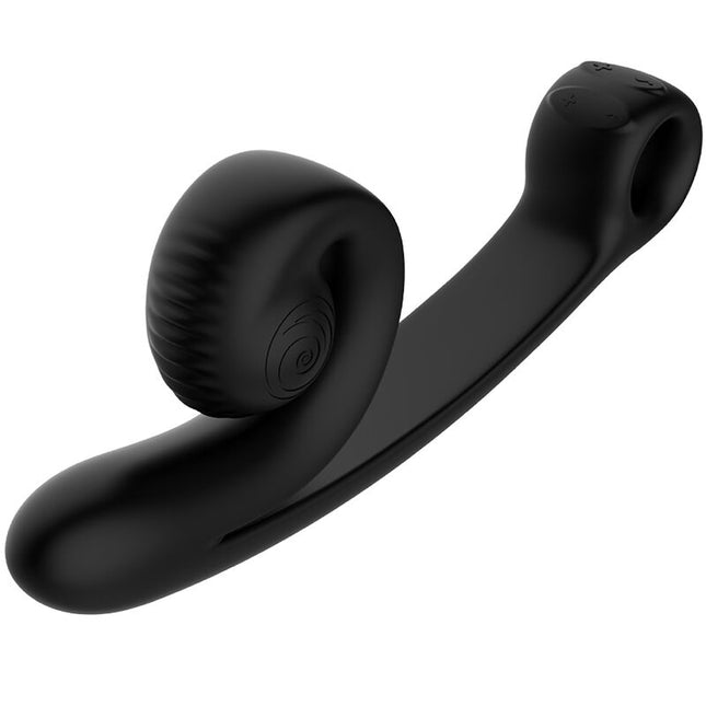 VIBRADOR CARACOL - VIBRADOR CURVO NEGRO