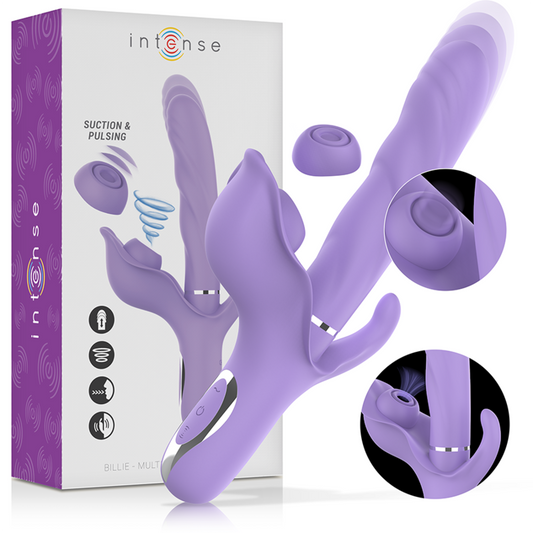 INTENSE - BILLIE MULTIFUNKTIONS- VIBRATOR MIT SAUG- UND PULSIERENDEM
