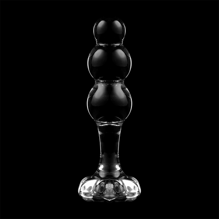 NEBULA SERIES BY IBIZA - MODELL 1 STECKER BOROSILIKATGLAS TRANSPARENT 10.5 CM -O- 3 CM