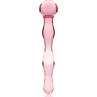 NEBULA SERIES BY IBIZA - MODEL 13 DILDO BOROSILICATE GLASS CLEAR 18 CM -O- 3.5 CM