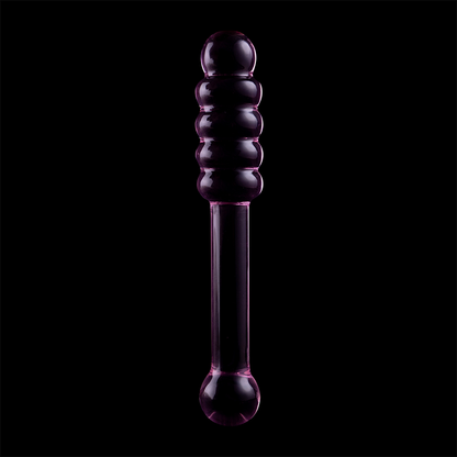 SERIE NEBULA DE IBIZA - MODELO 20 DILDO VIDRIO BOROSILICATO TRANSPARENTE 20,5 CM -O- 3 CM