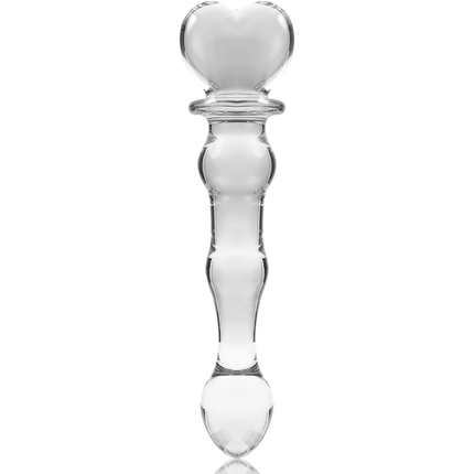 NEBULA SERIES BY IBIZA - MODELL 21 DILDO BOROSILIKATGLAS KLAR 20.5 CM -O- 3.5 CM