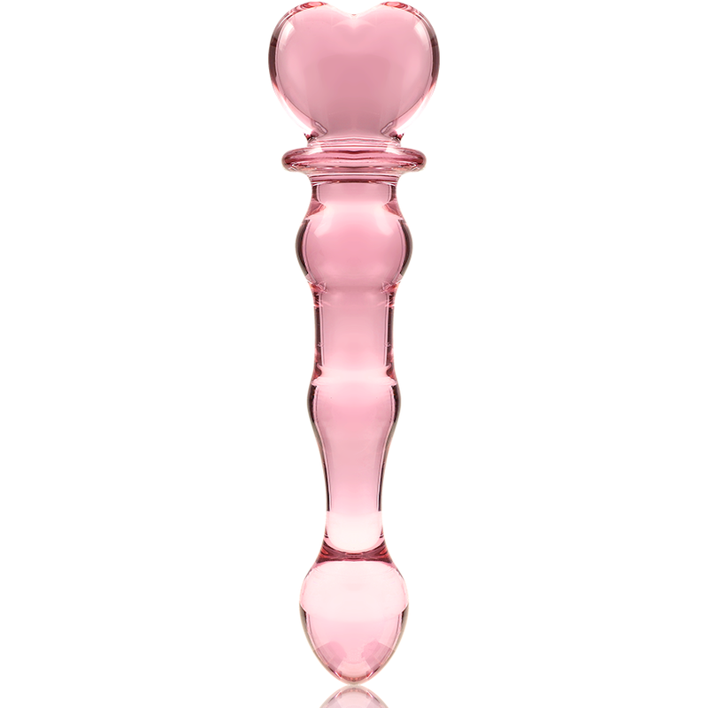 SERIE NEBULA DE IBIZA - MODELO 21 DILDO VIDRIO BOROSILICATO TRANSPARENTE 20,5 CM -O- 3,5 CM