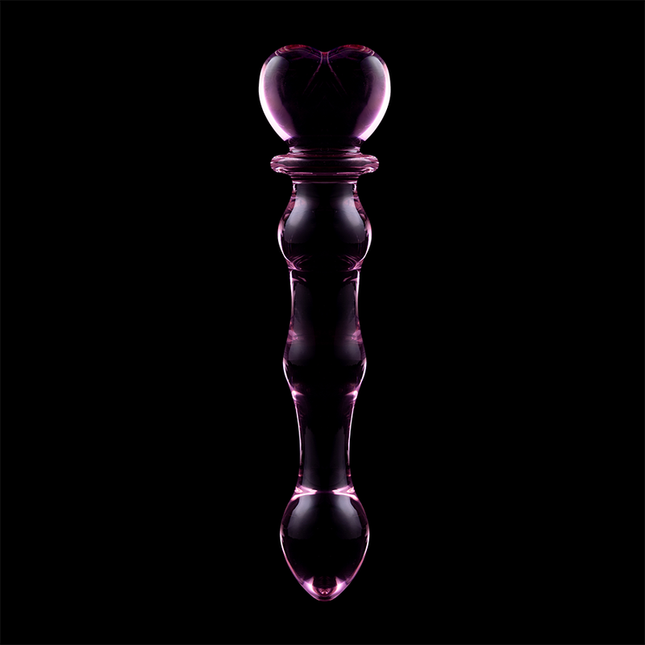 SERIE NEBULA DE IBIZA - MODELO 21 DILDO VIDRIO BOROSILICATO TRANSPARENTE 20,5 CM -O- 3,5 CM