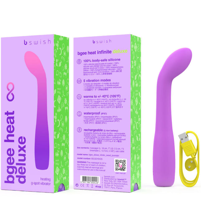 B SWISH - BGEE HEAT INFINITE DELUXE VIBRATOR LAVENDEL