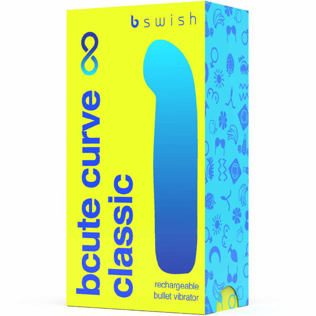 B SWISH - BCUTE CURVE INFINITE CLASSIC VIBRADOR DE SILICONA AMARILLO