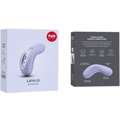 FUN FACTORY - LAYA III WIEDERAUFLADBARER AUFLEGVIBRATOR