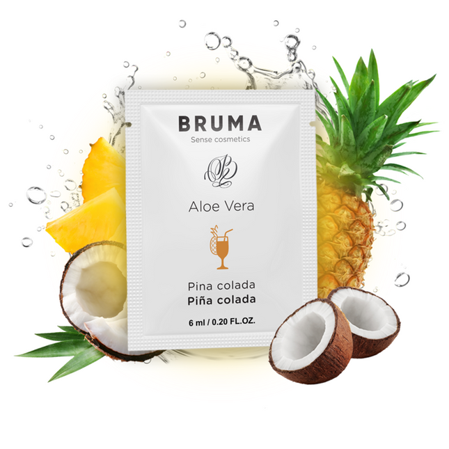 BRUMA - LUBRICANTE ALOE VERA SABOR PIÑA COLADA 6 ML