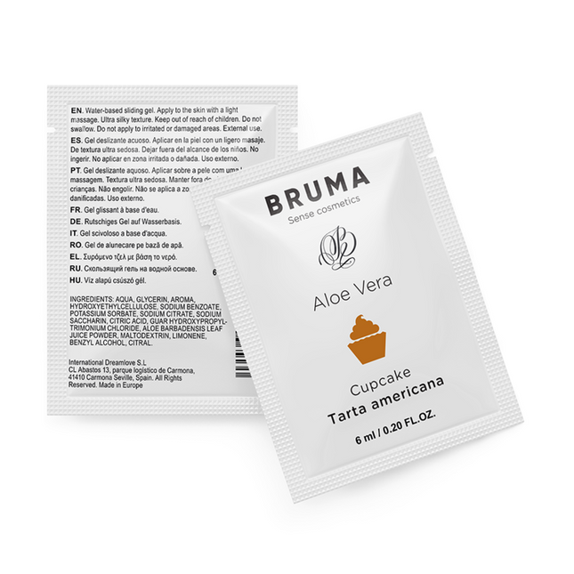 BRUMA - ALOE VERA LUBRICANT CUPCAKE FLAVOR 6 ML