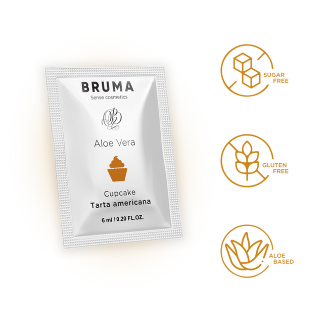 BRUMA - LUBRICANTE DE ALOE VERA SABOR A PASTELITO 6 ML