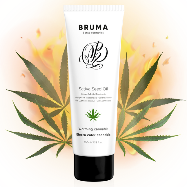 BRUMA - SATIVA SEED OIL LUBRICANT WITH WARMING CANNABIS FLAVOR 100 ml