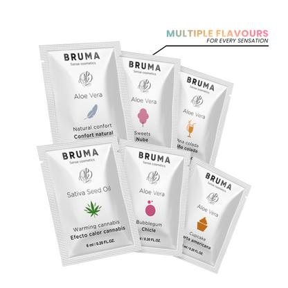 BRUMA - LUBRICANTE DE ALOE VERA SABOR A ALGODÓN DE AZÚCAR 6 ML