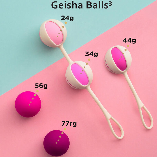 G-VIBE - SET 5 BOLAS GEISHA 3 ROSAS
