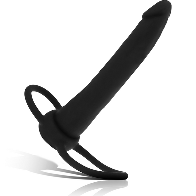 MITOLOGÍA - COBI ONYX DILDO ANAL CON ANILLO PARA PENE Y TESTÍCULOS 13 CM SILICONA