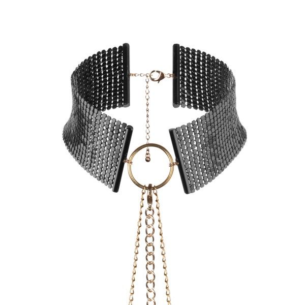 BIJOUX - COLLAR METALIZADO NEGRO DÉSIR MÉTALLIQUE